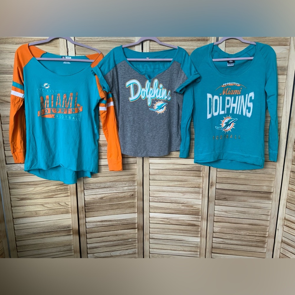 3 Miami Dolphins Shirts